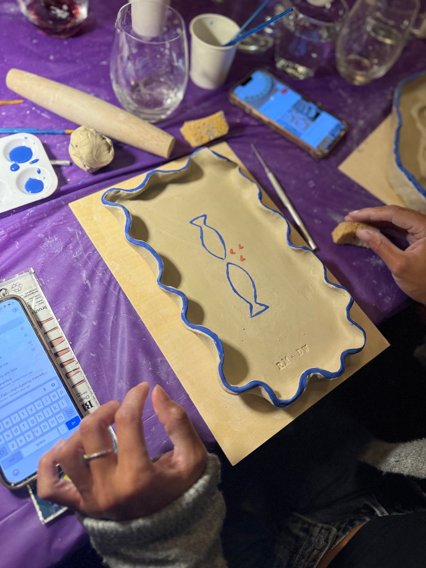 March 18 | 🫒🧀 Snack Plate Ceramics Workshop @ Zinqué WeHo