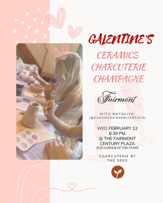 February 12 | Ceramics Charcuterie Champagne @ The Fairmont Century Plaza