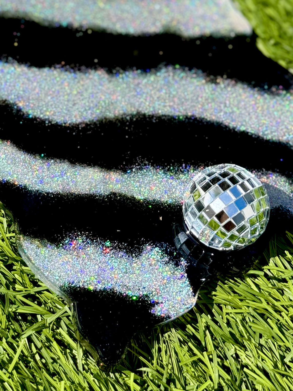 🪩🦓 Disco Zebra Resin Tray