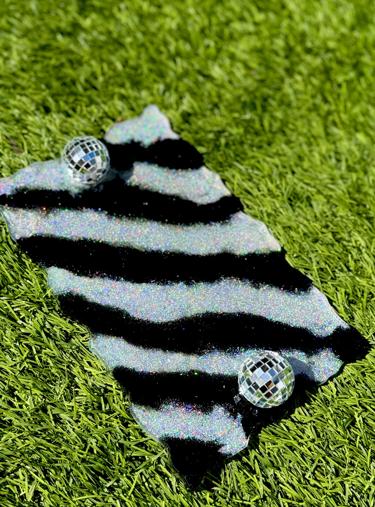 🪩🦓 Disco Zebra Resin Tray