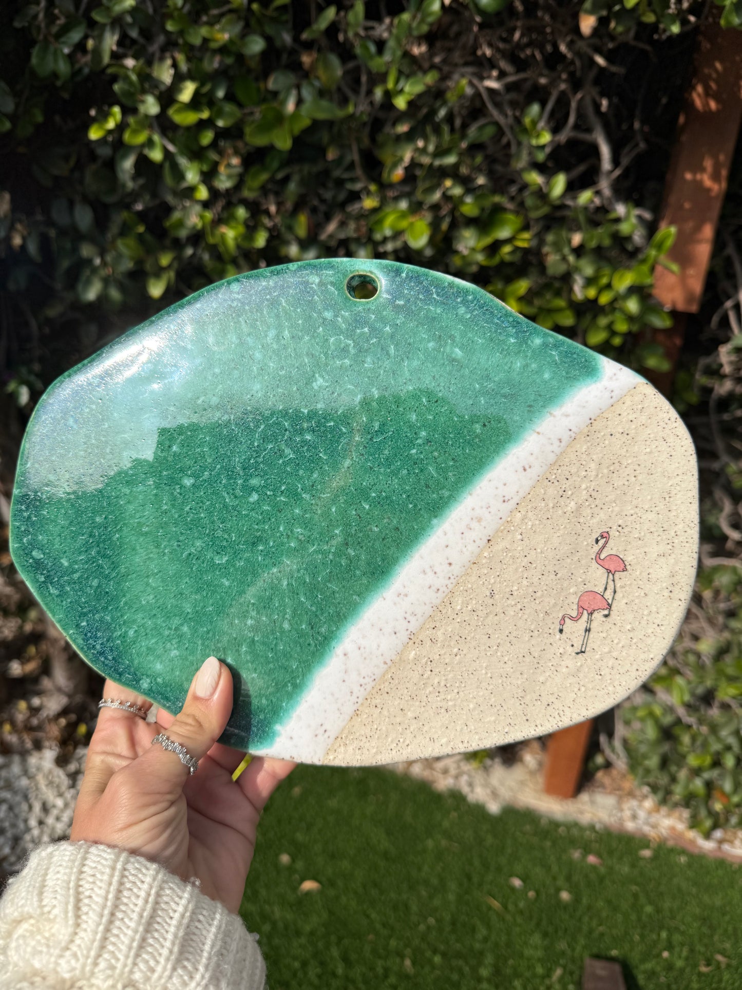 Serving Board - Flamingo Beach 🦩🌊