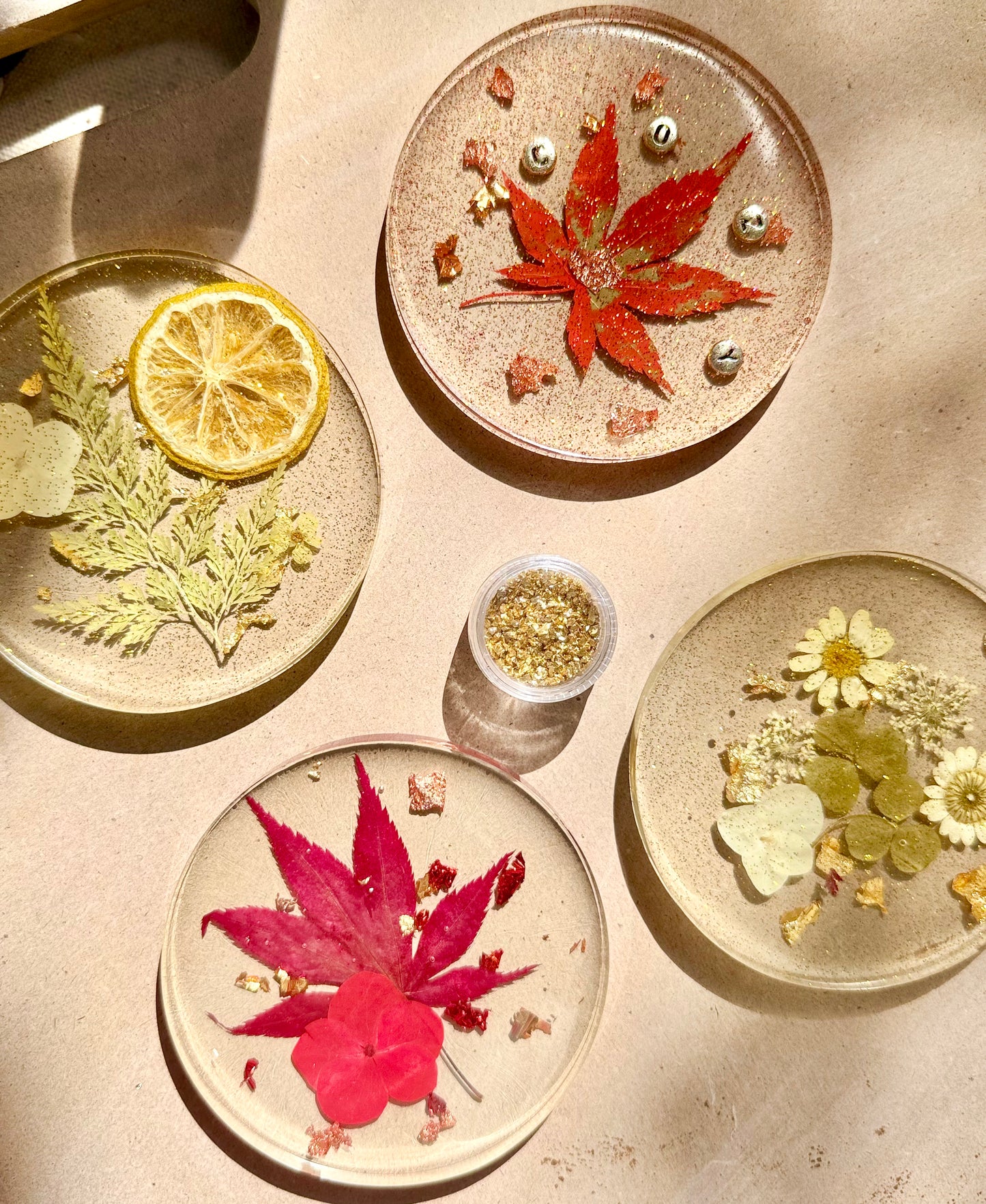 November 14 | 🌸🍁 Fall Floral Resin Coasters @ Alana's (Venice)