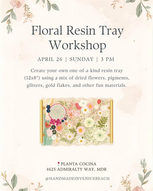 April 26 | 🌸  Floral Tray Workshop @ Planta Cocina