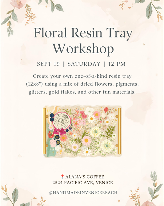 September 19 | 🌸  Floral Tray Workshop @ Alana's Coffee