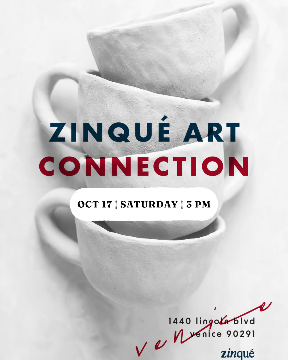 October 17 |Ceramics Workshop [Open Play] @ Zinqué Venice