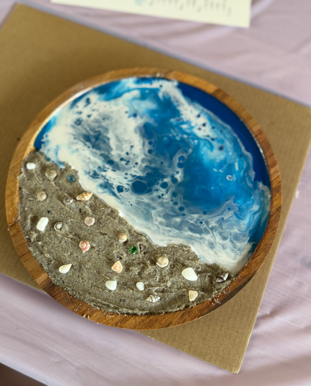 October 11 | Ocean Seascape Resin Tray Workshop @ Alana's Coffee