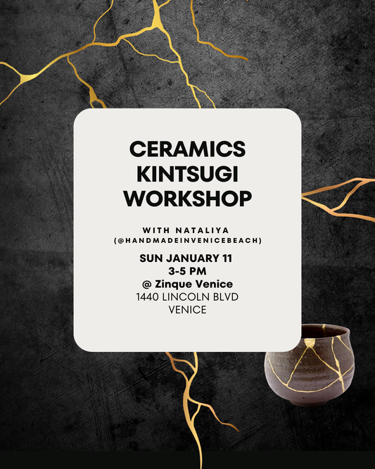 January 11 | Modern Kintsugi Ceramics Workshop @ Zinqué Venice