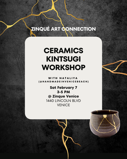 February 7 | Modern Kintsugi Ceramics Workshop @ Zinqué Venice