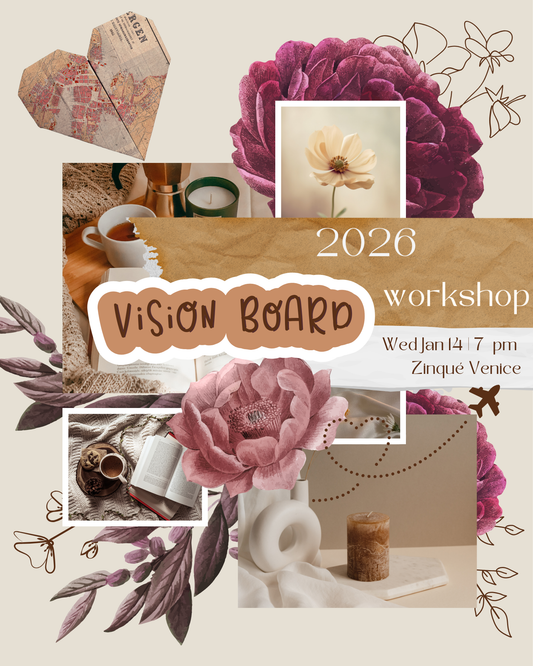 January 14 | 2026 Vision Board Workshop @ Zinqué Venice