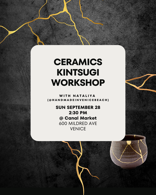 September 28 | Modern Kintsugi Ceramics Workshop @ Canal Market Venice